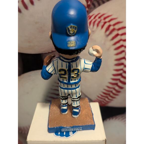 Ted Simmons Bobblehead 2007 Milwaukee Brewers 25th Anniversary 1982 Team SGA NiB - Picture 4 of 4